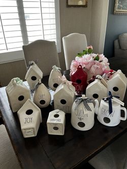 Rae Dunn Birdhouses