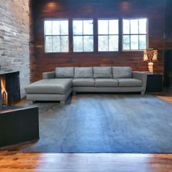 Gray Leather Sectional from American Leather! Extremely High-End! $6700 new. FREE DELIVERY!!!