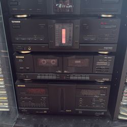 Fisher Studio Standard Stereo System Tape And Cd Player