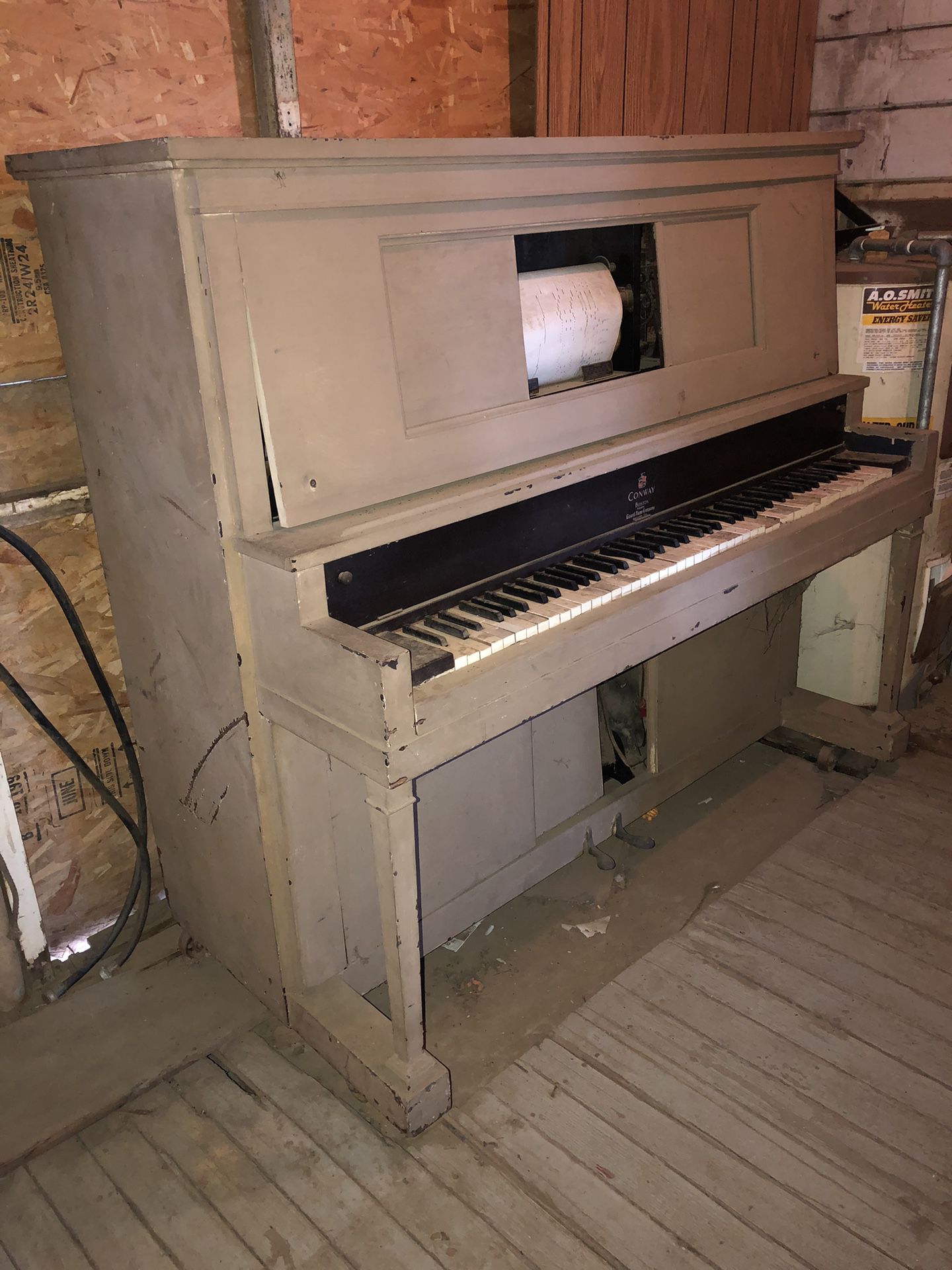 FREE Vintage Boston Conway Player Piano 