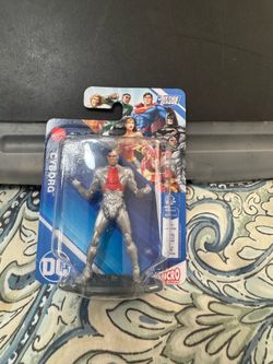 DC Justice League Cyborg Micro Figure Mattel 3 Inch Mini Toy New cake Topper