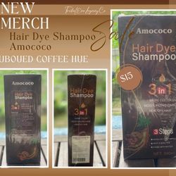 Hair Dye Shampoo 3 in 1 Coffee Hue Color