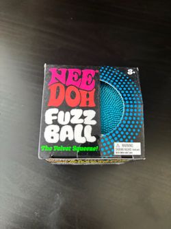 Needoh Fuzz ball Velvet squeeze