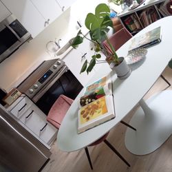 Eero Saarinen Mid Century Modern MCM Tulip Table Dining Room Large 