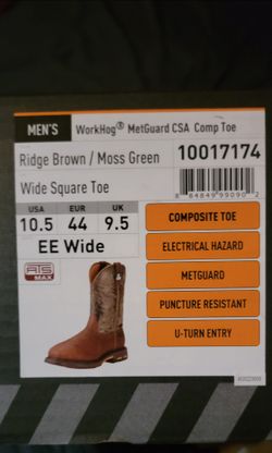 Ariat work boots 10.5