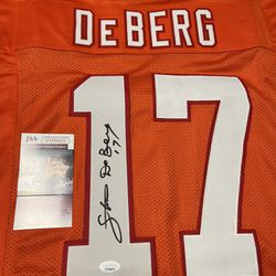 Steve DeBerg Autographed Jersey