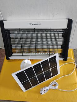 PALONE Solar Electric Bug Zapper is a waterproof outdoor and indoor insect killer