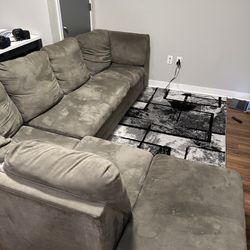 Gray Sectional (Greenish)