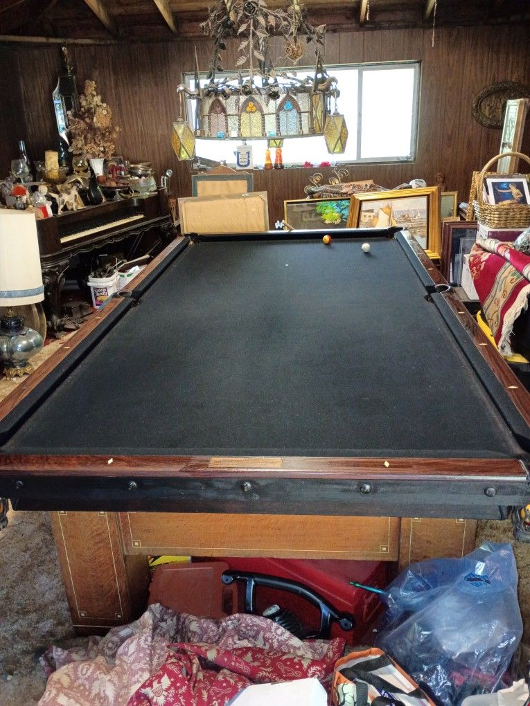 Antique Pool Table