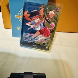 One Piece card, Nami, straw hat crew, OP11-041, L