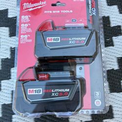 Milwuakee Batteries 