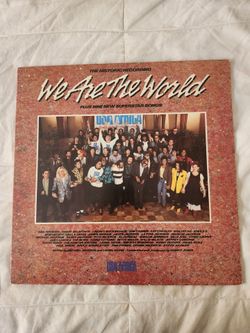 We Are The World Historic Recording + 9 on LP NM