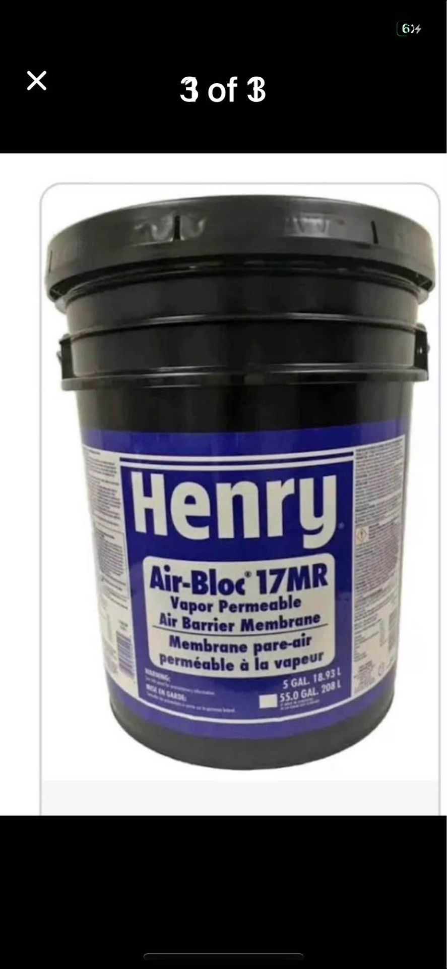Henry Air Block 17MR. Vapor Barrier