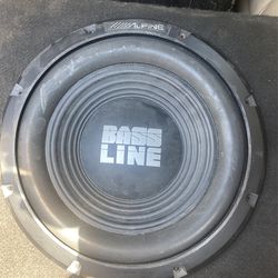 Alpine Subwoofer 10inch 
