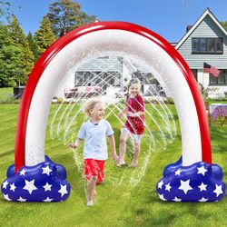 American Flag Inflatable Sprinkler