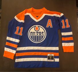 Mark Messier Mitchell & Ness Edmonton Oilers Jersey