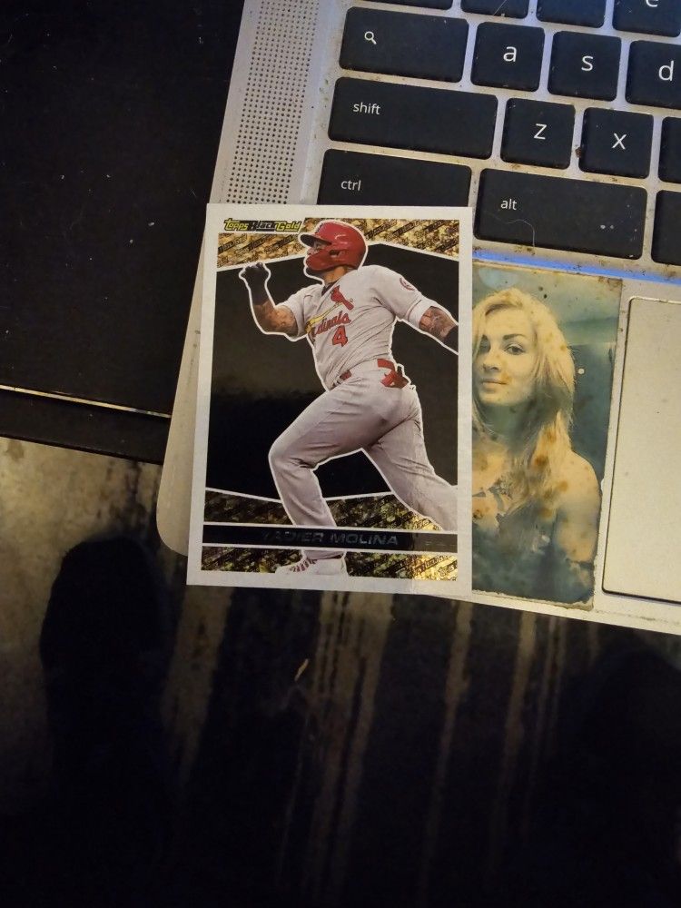 Yadier Molina 2021 Topps Update Topps Black Gold Baseball Card