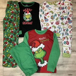 Kids Grinch Pajamas, Size 10/12