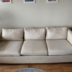 White Fabric Couch