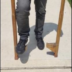 Hand-held wood stilts for sale! **Made in America.**