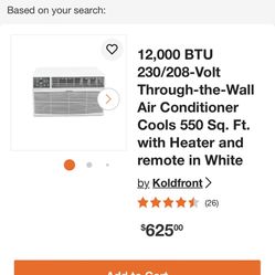 Brand New Seasons air Conditioner 500sqft FREE DELIVERY 