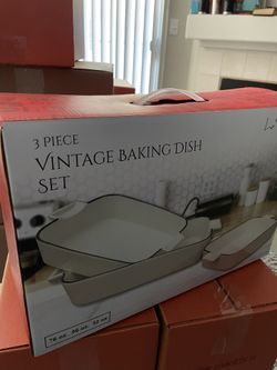 Le Regalo Stoneware Baking Dish 3pc Set