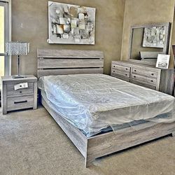 New 4pc Bedroom Set In Box Buy Now Pay Later $39 Down No Credit Needed