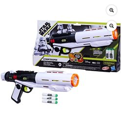 NERF GlowStrike Star Wars Stormtrooper Triple Strike Blaster, Star Wars Toys