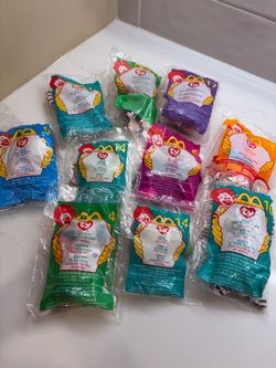 $7.50 for 10 TY  Teeny Beanies !