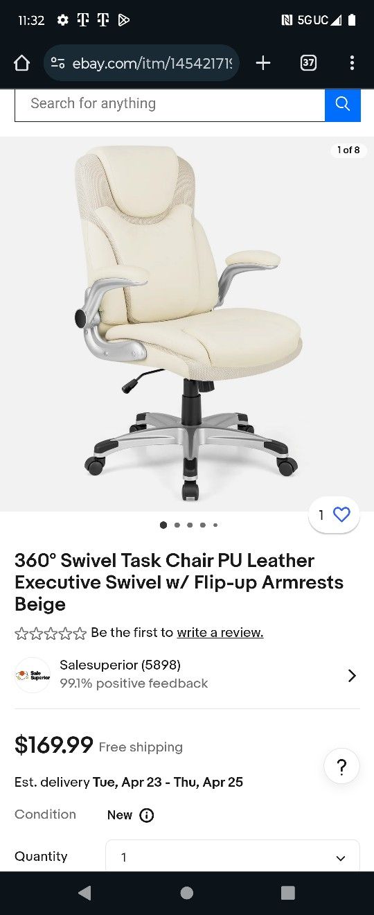 Leather Executive Office Chair