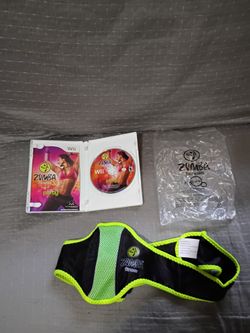 Wii Zumba Fitness Complete With Belt, Box And Game - Fully Functional Nintendo Wii Video Game