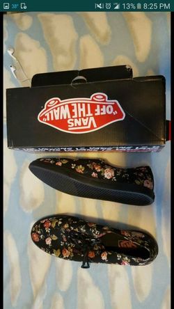 Brand new floral vans