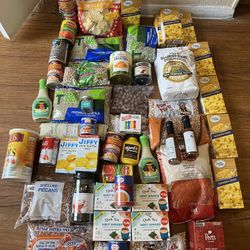 NOT FREE NOT EXPIRED.All Flour, Pecan,Hazelnut,Food Cans,Coffe,Tea,Dried Food,Oatmeal,Sauces,Tortillas&Spices$20