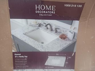 37 Inch Vanity Counter Top With Sink