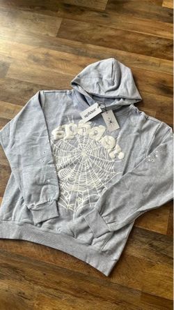 Gray Sp5der hoodie