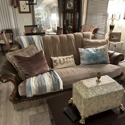 Matching Couch, Loveseat, And Chair Very High-End Furniture
