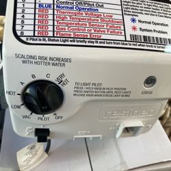 resideo water heater natural gas control valve 