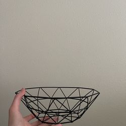 Black fruit bowl