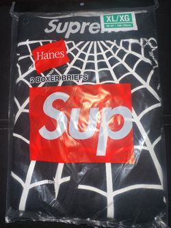 Supreme Hanes Spider-Man Boxer Briefs (2 Pack)