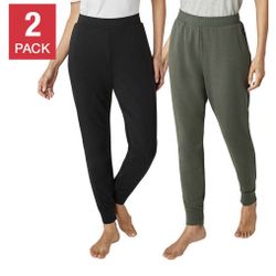 Eddie Bauer Women's Lounge Pant, 2-pack Joggers Live your Adventure