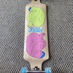 Madrid Longboard Drop Through Dropdown 40”X9.7” WB 31” Shark Wheels RKP Built