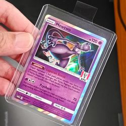 Pokemon Indonesia KFC Kids Meal Promo Mewtwo 184/SM-P Holo Foil