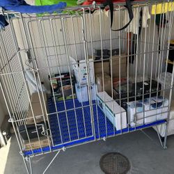 Extra Large Heavy-Duty Dog Crate – Like New 
