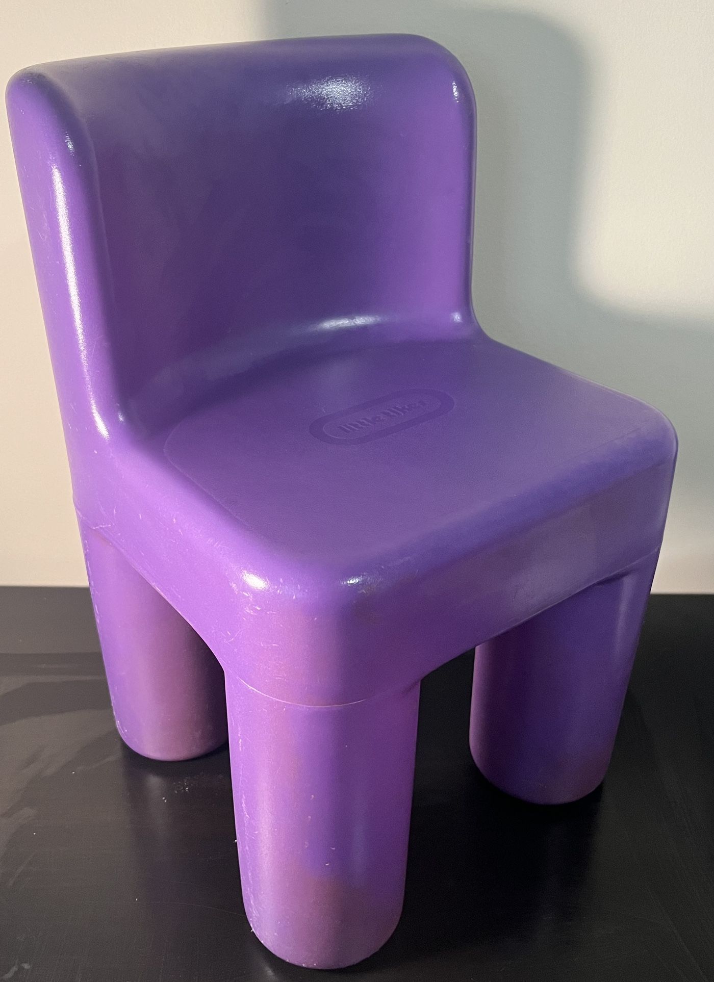 Vintage Little Tikes Purple Plastic Chair Child Size