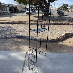 Restroom Shelf Stand And Toilet Paper Holder/stand