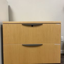 Wood File Cabinet