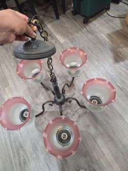 ANTIQUE CEILING LAMP.