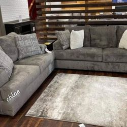 

[[ASK DISCOUNT COUPON🍥 sofa Couch Loveseat  Sectional sleeper recliner daybed futon ]solt Ash Living Room Set 