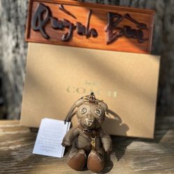 Coach Bear Charm Bag 