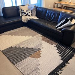 Scan Design Chocolate Leather Sectional 